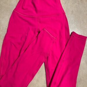 Lululemon SONIC PINK align leggings